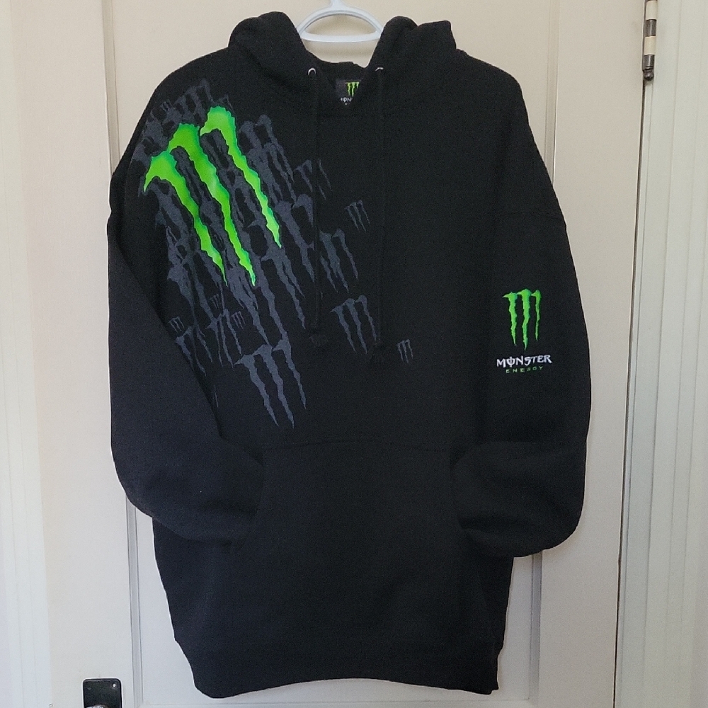 Monster Energy Hoodie, black, XL